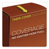 Pendaflex® Heavy-Duty Expanding Wallet, 7" Expansion, 1 Section, Elastic Cord Closure, Legal Size, Redrope (PFXCL1087GLHD) Each