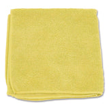 Boardwalk® Microfiber Cleaning Cloths, 12 x 12, Yellow, 12/Pack (BWK12YELCLOTH) Pack of 12