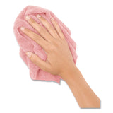 Boardwalk® Microfiber Cloths, 12 x 12, Pink, 12/Pack (BWK12PINCLOTH) Pack of 12