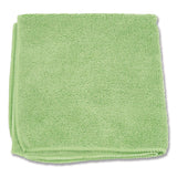 Boardwalk® Microfiber Cloths, 12 x 12, Green, 12/Pack (BWK12GRECLOTH) Pack of 12