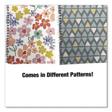 Formit Notebook, Floral Design, 1-Subject, Wide/Legal Rule, Pink/Yellow/Green, (70) 8.75 x 6 Sheets (CH7FI68189) Each
