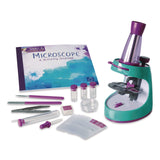 Educational Insights® Nancy B's Science Club Microscope and Activity Journal, Ages 8 and Up, 30x to 400x Magnification, 8.7 x 9.2 x 4.3, Blue (EII5350) Each