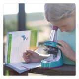 Educational Insights® Nancy B's Science Club Microscope and Activity Journal, Ages 8 and Up, 30x to 400x Magnification, 8.7 x 9.2 x 4.3, Blue (EII5350) Each