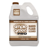 Simple Green® Pro Hard Floor Cleaner, Lemon Verbena, 1 gal Bottle, 4/Carton (SMP0505128) Case of 4