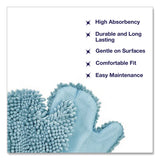 TidyUps Chenille Scrubbing Mitts, Blue, 2 Mitts (CH7TU05721) Each