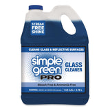 Simple Green® Pro Glass Cleaner, 1 gal Bottle, 4/Carton (SMP1101128) Case of 4