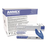 AMMEX® Professional Nitrile Exam Gloves, Powder-Free, Medium, 3 mil Thick, 9.5" Long, Blue, 100/Box, 10 Boxes/Carton (AXCACNPF44100) Case of 1000