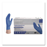 AMMEX® Professional Nitrile Exam Gloves, Powder-Free, Large, 3 mil Thick, 9.5" Long, Blue, 100/Box, 10 Boxes/Carton (AXCACNPF46100) Case of 1000