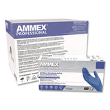 AMMEX® Professional Nitrile Exam Gloves, Powder-Free, X-Large, 3 mil Thick, 9.5" Long, Blue, 100/Box, 10 Boxes/Carton (AXCACNPF48100) Case of 1000