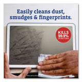 Clorox® CloroxPro ScreenPlus Sanitizing Wipes, 6 x 8, Citrus Blend, White, 75/Canister, 6 Canisters/Carton (CLO60724CT) Case of 6