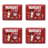 Huggies® Little Movers HuggFit 360 Degree, Size 7, Over 41 lbs, Disney Design, 14 Diapers/Pack, 4 Packs/Carton (KCM56609) Case of 4