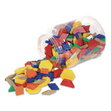 Learning Resources® Plastic Pattern Blocks, Grades Pre-K to 2, 250 Pieces (LRNLER0632) Each
