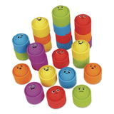 Learning Resources® Rainbow Emotion Fidget Popper Classroom Set, Ages 3 and Up, Assorted Colors, 24 Pieces (LRNLER5572) Each