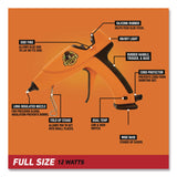 Gorilla Dual Temp Hot Glue Gun, Orange/Black (GOR100424) Each