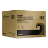 Boardwalk® Interfold Napkin Dispenser, 7.9 x 5.6 x 7.9, Black (BWK1503) Each