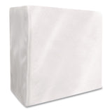 Boardwalk® Dinner Napkins, 1-Ply, 16" x 16", White, 250/Pack, 12 Packs/Carton (BWK1616NAPW) Case of 12
