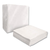 Boardwalk® Dinner Napkins, 1-Ply, 16" x 16", White, 250/Pack, 12 Packs/Carton (BWK1616NAPW) Case of 12