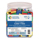 Learning Resources® Square Color Tiles, Pre-K to K, 400 Pieces (LRNLER0203) Each