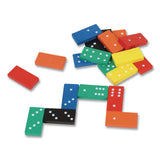 Learning Resources® Double-Six Dominoes in Bucket, 2 to 4 Players, Grades K to 4, 168 Pieces (LRNLER0287) Each