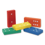 Learning Resources® Double-Six Dominoes in Bucket, 2 to 4 Players, Grades K to 4, 168 Pieces (LRNLER0287) Each