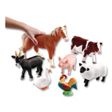 Learning Resources® Jumbo Farm Animals, Grades Pre-K to 3, 7 Pieces (LRNLER0694) Each