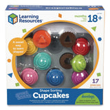 Learning Resources® Smart Snacks Shape Sorting Cupcakes, Pre-K, 17 Pieces (LRNLER7347) Each
