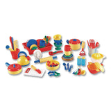 Learning Resources® Pretend and Play Kitchen Set, Ages 3 and Up, 73 Pieces (LRNLER9157) Each