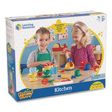 Learning Resources® Pretend and Play Kitchen Set, Ages 3 and Up, 73 Pieces (LRNLER9157) Each