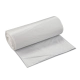 Inteplast Group High-Density Interleaved Commercial Can Liners, 60 gal, 22 microns, 38" x 60", Clear, 25 Bags/Roll, 6 Rolls/Carton (IBSS386022N) Case of 150