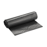 Inteplast Group High-Density Commercial Can Liners Value Pack, 45 gal, 19 microns, 40" x 46", Black, 25 Bags/Roll, 6 Rolls/Carton (IBSVALH4048K22) 6 Rolls