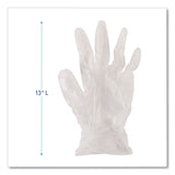 Boardwalk® General Purpose Vinyl Gloves, Powder-Free, XX-Large, 2.6 mil Thick, 9.5" Long, Clear, 100/Box, 10 Boxes/Carton (BWK365XXLCT) Case of 1000