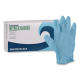 Boardwalk® Disposable Examination Nitrile Gloves, Powder-Free, XX-Large, 5 mil Thick, 9.5" Long, Blue, 100/Box, 10 Boxes/Carton (BWK382XXLCTA) Case of 1000