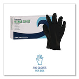 Boardwalk® 396 Series Disposable General-Purpose Nitrile Gloves, Powder-Free, XX-Large, 4.4 mil Thick, 9.5" Long, Black, 100/Box (BWK396XXLBXA) Box of 100