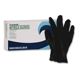 Boardwalk® 396 Series Disposable General-Purpose Nitrile Gloves, Powder-Free, XX-Large, 4.4 mil Thick, 9.5" Long, Black,100/Box,10 BX/CT (BWK396XXLCTA) Case of 1000