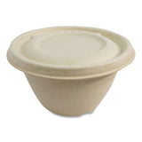 World Centric Fiber Lids for Bowls, 4.7" dia, Paper, 500/Carton (WORBBLSC12NLF) Case of 500
