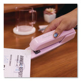 Swingline® 747 Business Full Strip Desk Stapler, 30 Sheet Capacity, Blush Pink (SWI74740) Each