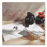 Boardwalk® Linen-Feel Flat Napkins, 1-Ply, 16 x 16, White, 1,000/Carton (BWK16X16LNAPW) Case of 1000