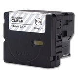 Brother P-Touch® Genuine P-Touch BTAG Label Tapes, 0.47" x 13.1 ft, Black on Clear (BRTBTAG131) Each