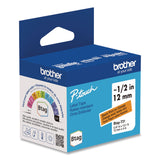 Brother P-Touch® Genuine P-Touch BTAG Label Tapes, 0.47" x 13.1 ft, Black on Orange (BRTBTAGT31) Each
