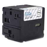 Brother P-Touch® Genuine P-Touch BTAG Label Tapes, 0.47" x 13.1 ft, Blue on Clear (BRTBTAG133) Each