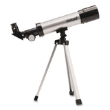 Educational Insights® GeoSafari Vega 360 Telescope, 2 Elements, 18x to 67x Magnification, 50 mm Aperture, 360 mm Focal Length, White (EII5304) Each