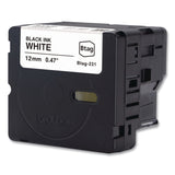 Brother P-Touch® Genuine P-Touch BTAG Label Tapes, 0.47" x 13.1 ft, Black on White (BRTBTAG231) Each