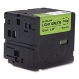 Brother P-Touch® Genuine P-Touch BTAG Label Tapes, 0.47" x 13.1 ft, Black on Light Green (BRTBTAGG31) Each