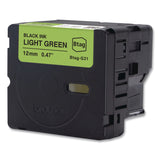 Brother P-Touch® Genuine P-Touch BTAG Label Tapes, 0.47" x 13.1 ft, Black on Light Green (BRTBTAGG31) Each