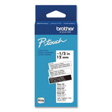 Brother P-Touch® Genuine P-Touch BTAG Label Tapes, 0.47" x 13.1 ft, White on Clear, Black on White, White on Black, 3/Pack (BRTBTAG3M01) Each