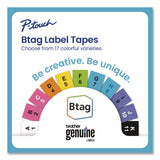 Brother P-Touch® Genuine P-Touch BTAG Label Tapes, 0.47" x 13.1 ft, White on Clear, Black on White, White on Black, 3/Pack (BRTBTAG3M01) Each