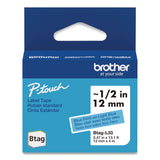 Brother P-Touch® Genuine P-Touch BTAG Label Tapes, 0.47" x 13.1 ft, Blue on Light Blue (BRTBTAGL33) Each