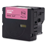 Brother P-Touch® Genuine P-Touch BTAG Label Tapes, 0.47" x 13.1 ft, White on Pink (BRTBTAGP35) Each