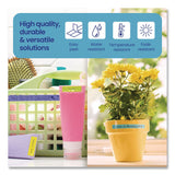 Brother P-Touch® Genuine P-Touch BTAG Label Tapes, 0.47" x 13.1 ft, White on Purple, Black on Light Blue, White on Pink (BRTBTAG3M02) Each