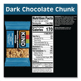 KIND Healthy Grains Energy Dark Chocolate Chunk Bars, 1.4 oz Bar, 10/Box (KND67074) Box of 10